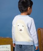 【アミアミ/AmiAmi / KIDS】の【洗濯機可/UNISEX】ひつじカーディガン 85cm～130cm サックス|ID: prp329100004155841 ipo3291000000028633679