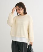 【グリーンパークス/Green Parks】のラメメッシュニットプルオーバー Ivory|ID: prp329100004155850 ipo3291000000029181790