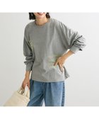 【グリーンパークス/Green Parks】の・ELENCARE DUE 2ロゴptロンTEE 人気、トレンドファッション・服の通販 founy(ファニー) ファッション Fashion レディースファッション WOMEN トップス・カットソー Tops/Tshirt シャツ/ブラウス Shirts/Blouses ロング / Tシャツ T-Shirts カットソー Cut and Sewn NEW・新作・新着・新入荷 New Arrivals A/W・秋冬 Aw・Autumn/Winter・Fw・Fall-Winter S/S・春夏 Ss・Spring/Summer カットソー Cut And Sew フォルム Form ボトム Bottom ポケット Pocket ルーズ Loose 夏 Summer thumbnail Gray Mixture|ID: prp329100004155854 ipo3291000000028633749