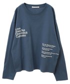 【グリーンパークス/Green Parks】の・ELENCARE DUE 2ロゴptロンTEE 人気、トレンドファッション・服の通販 founy(ファニー) ファッション Fashion レディースファッション WOMEN トップス・カットソー Tops/Tshirt シャツ/ブラウス Shirts/Blouses ロング / Tシャツ T-Shirts カットソー Cut and Sewn NEW・新作・新着・新入荷 New Arrivals A/W・秋冬 Aw・Autumn/Winter・Fw・Fall-Winter S/S・春夏 Ss・Spring/Summer カットソー Cut And Sew フォルム Form ボトム Bottom ポケット Pocket ルーズ Loose 夏 Summer thumbnail Blue|ID: prp329100004155854 ipo3291000000028633751