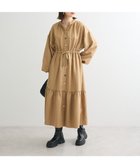 【グリーンパークス/Green Parks】の・ELENCARE DUE イロイロ釦ワンピース Beige|ID:prp329100004155855