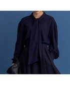 【組曲/KUMIKYOKU】の【KUMIKYOKU NAVY】デシンボウタイ ブラウス 人気、トレンドファッション・服の通販 founy(ファニー) ファッション Fashion レディースファッション WOMEN トップス・カットソー Tops/Tshirt シャツ/ブラウス Shirts/Blouses カフス Cuffs シンプル Simple バランス Balance フェミニン Feminine フロント Front プリント Print レース Race ワイド Wide ワーク Work A/W・秋冬 Aw・Autumn/Winter・Fw・Fall-Winter S/S・春夏 Ss・Spring/Summer 夏 Summer thumbnail ネイビー系|ID: prp329100004157260 ipo3291000000028663538