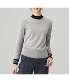 【23区 ゴルフ/NIJYUSANKU GOLF】の【WOMEN】レーヨンストレッチカラーブロックニット ライトグレー系|ID: prp329100004157730 ipo3291000000028667109