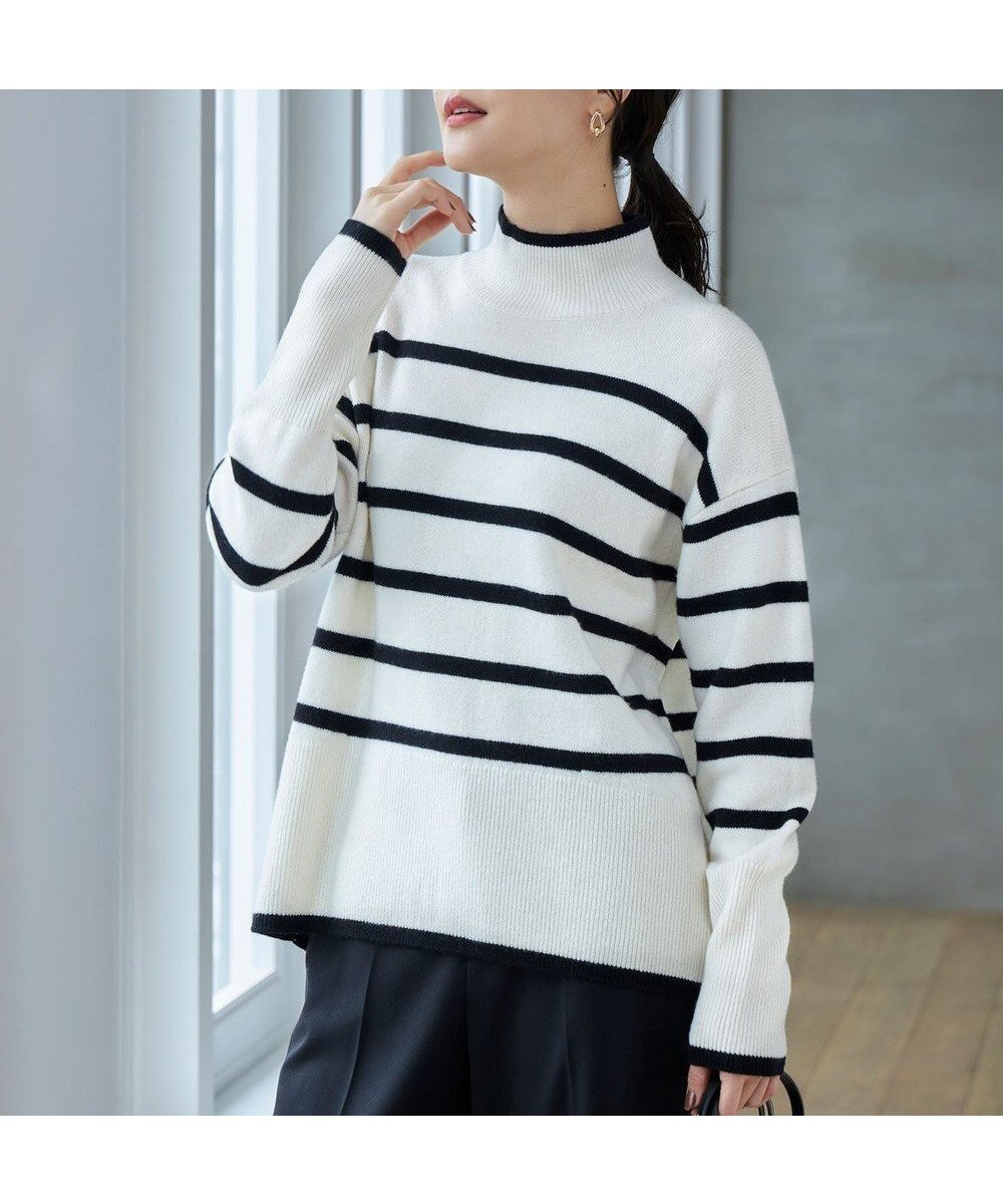 【自由区/JIYU-KU】の【WEB限定カラーあり・洗える】ウールカシミヤブレンドハイネック ニット 人気、トレンドファッション・服の通販 founy(ファニー) 　ファッション　Fashion　レディースファッション　WOMEN　トップス・カットソー　Tops/Tshirt　ニット　Knit Tops　洗える　Washable　カシミヤ　Cashmere　コンパクト　Compact　軽量　Lightweight　スリット　Slit　セーター　Sweater　ハイネック　High Neck　バランス　Balance　プレート　Plate　ベーシック　Basic　冬　Winter　A/W・秋冬　Aw・Autumn/Winter・Fw・Fall-Winter　エレガント 上品　Elegant　 other-1|ID: prp329100004159774 ipo3291000000031793055