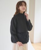 【フェルゥ/Feroux】の【先行予約】ウール混 ショートコート 人気、トレンドファッション・服の通販 founy(ファニー) ファッション Fashion レディースファッション WOMEN アウター Coat Outerwear コート Coats ジャケット Jackets NEW・新作・新着・新入荷 New Arrivals A/W・秋冬 Aw・Autumn/Winter・Fw・Fall-Winter クラシカル Classical クラシック Classic ショート Short ジャケット Jacket スタンド Stand フェイクファー Faux Fur フェミニン Feminine フラット Flat ミックス Mix 防寒 Cold Protection thumbnail ブラック系|ID: prp329100004159803 ipo3291000000028702751