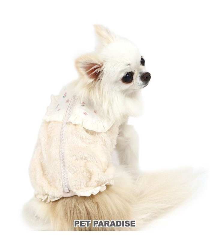 【ペットパラダイス/PET PARADISE / GOODS】のペットパラダイス ボア ジップベスト 《お花》 小型犬 インテリア・キッズ・メンズ・レディースファッション・服の通販 founy(ファニー) https://founy.com/ NEW・新作・新着・新入荷 New Arrivals A/W・秋冬 Aw・Autumn/Winter・Fw・Fall-Winter 犬 Dog ホーム・キャンプ・アウトドア・お取り寄せ Home,Garden,Outdoor,Camping Gear ペットグッズ Pet Supplies |ID: prp329100004159884 ipo3291000000028703146