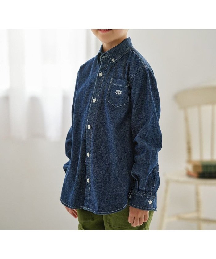 【ジェイ プレス/J.PRESS / KIDS】の【110-130cm】5.5オンス ダンガリーシャツ インテリア・キッズ・メンズ・レディースファッション・服の通販 founy(ファニー) https://founy.com/ ファッション Fashion キッズファッション KIDS トップス・カットソー Tops/Tees/Kids インナー Inner シンプル Simple スマホ Smartphone ダウン Down ポケット Pocket 羽織 Haori ワンポイント One Point A/W・秋冬 Aw・Autumn/Winter・Fw・Fall-Winter 冬 Winter 2024年 2024 2024-2025秋冬・A/W Aw/Autumn/Winter/Fw/Fall/2024-2025 |ID: prp329100004159896 ipo3291000000028703191