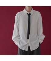 【ウィゴー/WEGO / MEN】のボウタイシャツ(LS) 人気、トレンドファッション・服の通販 founy(ファニー) ファッション Fashion メンズファッション MEN トップス・カットソー Tops/Tshirt/Men シャツ Shirts A/W・秋冬 Aw・Autumn/Winter・Fw・Fall-Winter 再入荷 Restock/Back In Stock/Re Arrival |ID:prp329100004161275