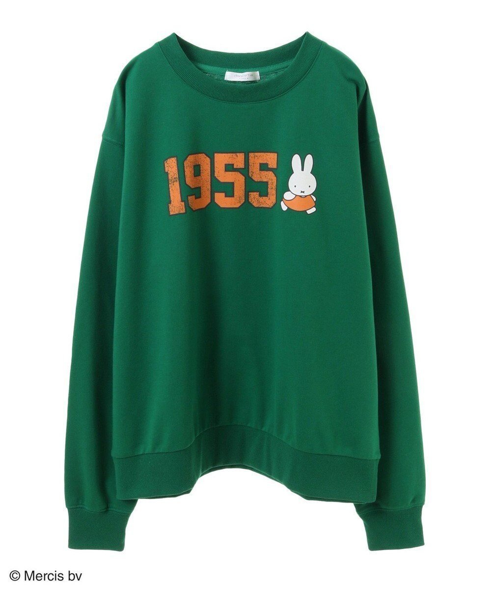 【グリーンパークス/Green Parks】のMiffy/ナンバーロゴミニ裏毛プルオーバー インテリア・キッズ・メンズ・レディースファッション・服の通販 founy(ファニー) 　ファッション　Fashion　レディースファッション　WOMEN　トップス・カットソー　Tops/Tshirt　シャツ/ブラウス　Shirts/Blouses　ロング / Tシャツ　T-Shirts　プルオーバー　Pullover　カットソー　Cut and Sewn　NEW・新作・新着・新入荷　New Arrivals　A/W・秋冬　Aw・Autumn/Winter・Fw・Fall-Winter　カットソー　Cut And Sew　ショート　Short　プリント　Print　ボトム　Bottom　ポケット　Pocket　ヴィンテージ　Vintage　Green|ID: prp329100004161282 ipo3291000000028723890