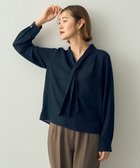 【イェッカ ヴェッカ/YECCA VECCA】のフロッキードットプリントブラウス 人気、トレンドファッション・服の通販 founy(ファニー) ファッション Fashion レディースファッション WOMEN トップス・カットソー Tops/Tshirt シャツ/ブラウス Shirts/Blouses NEW・新作・新着・新入荷 New Arrivals A/W・秋冬 Aw・Autumn/Winter・Fw・Fall-Winter インナー Inner カーディガン Cardigan クラシカル Classical ジャケット Jacket ポケット Pocket リボン Ribbon ビジネス 仕事 通勤 Business thumbnail Navy|ID: prp329100004161348 ipo3291000000028724150