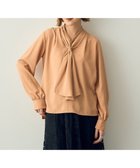 【イェッカ ヴェッカ/YECCA VECCA】のスカーフリング付きボウタイブラウス Orange|ID: prp329100004161350 ipo3291000000028724160