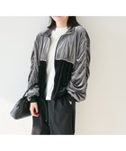 【クラフトスタンダードブティック/CRAFT STANDARD BOUTIQUE】のベロアパイピングデザインジャケット Gray|ID: prp329100004161442 ipo3291000000028724620