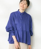 【クラフトスタンダードブティック/CRAFT STANDARD BOUTIQUE】のペプラムブラウス(長袖) Blue|ID: prp329100004161448 ipo3291000000028724646