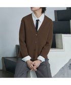 【アイシービー/iCB】の【洗える】ソフトカシミヤミックス Vネックニットカーディガン コーヒー系|ID:prp329100004161459