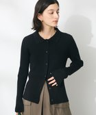 【クラフトスタンダードブティック/CRAFT STANDARD BOUTIQUE】の襟付きニットコンパクトカーディガン Black|ID: prp329100004161473 ipo3291000000028724742