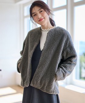 【エニィファム/any FAM】 カールボアブルゾン人気、トレンドファッション・服の通販 founy(ファニー) ファッション Fashion レディースファッション WOMEN アウター Coat Outerwear ジャケット Jackets ブルゾン Blouson/Jackets NEW・新作・新着・新入荷 New Arrivals A/W・秋冬 Aw・Autumn/Winter・Fw・Fall-Winter おすすめ Recommend インナー Inner シンプル Simple ジャケット Jacket スウェット Sweat ハイネック High Neck ブルゾン Blouson 定番 Standard |ID:prp329100004161670