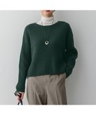 【23区/NIJYUSANKU】の【洗える】カシミヤブレンド クロップド ニット グリーン系|ID: prp329100004161710 ipo3291000000028735046