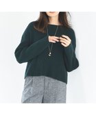 【23区/NIJYUSANKU】の【洗える】カシミヤブレンド クロップド ニット グリーン系|ID:prp329100004161710