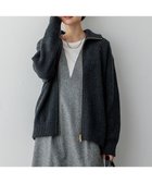 【23区/NIJYUSANKU】の【先行予約/洗える】カシミヤブレンド ジップアップ ニットブルゾン グレー系|ID: prp329100004161712 ipo3291000000028735070