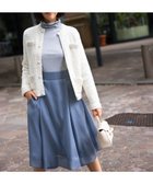 【組曲/KUMIKYOKU】のシャイニーオーガン フレアスカート ダスティブルー系|ID: prp329100004161727 ipo3291000000033661051