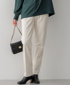【23区/NIJYUSANKU】の【Oggi2月号掲載/洗える】ウォームストレッチ テーパード パンツ アイボリー系|ID: prp329100004161754 ipo3291000000032319626