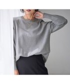 【エニィファム/any FAM】の【洗濯機可/6色展開】ソフトタッチニットプルオーバー グレー|ID: prp329100004161843 ipo3291000000031968911