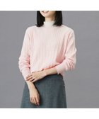 【ジェイ プレス/J.PRESS】の【洗える】WOOL BLEND AIR クルーネック ニット ピンク系|ID:prp329100004161854