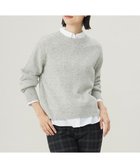 【ジェイ プレス/J.PRESS】の【WEB限定・洗える】WOOLY NEP クルーネックニット ライトグレー系|ID: prp329100004161859 ipo3291000000028736130