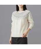 【ジェイ プレス/J.PRESS】の【WEB限定カラーあり・洗える】FAIR ISLE ラウンドネック ニット 【WEB限定】ベージュ系|ID: prp329100004161865 ipo3291000000028736206