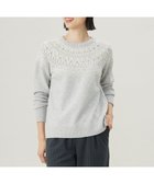 【ジェイ プレス/J.PRESS】の【WEB限定カラーあり・洗える】FAIR ISLE ラウンドネック ニット 人気、トレンドファッション・服の通販 founy(ファニー) ファッション Fashion レディースファッション WOMEN トップス・カットソー Tops/Tshirt ニット Knit Tops NEW・新作・新着・新入荷 New Arrivals A/W・秋冬 Aw・Autumn/Winter・Fw・Fall-Winter ストレッチ Stretch セーター Sweater パターン Pattern ラウンド Round リアル Real 洗える Washable 軽量 Lightweight thumbnail グレー系|ID: prp329100004161865 ipo3291000000028736208