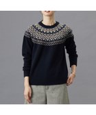 【ジェイ プレス/J.PRESS】の【WEB限定カラーあり・洗える】FAIR ISLE ラウンドネック ニット 人気、トレンドファッション・服の通販 founy(ファニー) ファッション Fashion レディースファッション WOMEN トップス・カットソー Tops/Tshirt ニット Knit Tops NEW・新作・新着・新入荷 New Arrivals A/W・秋冬 Aw・Autumn/Winter・Fw・Fall-Winter ストレッチ Stretch セーター Sweater パターン Pattern ラウンド Round リアル Real 洗える Washable 軽量 Lightweight thumbnail ネイビー系|ID: prp329100004161865 ipo3291000000028736209