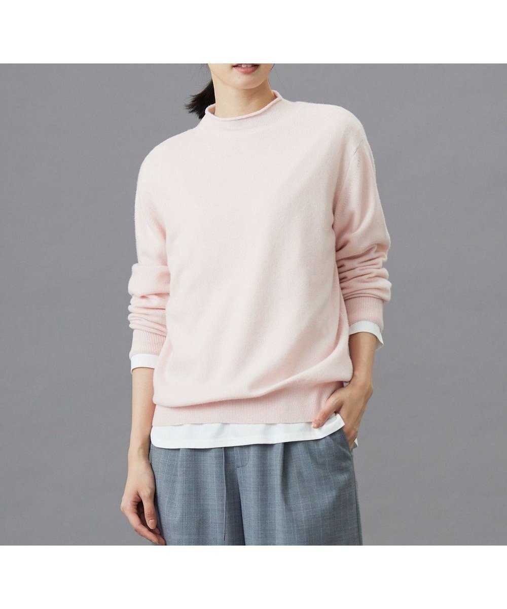 【ジェイ プレス/J.PRESS】の【洗える】CASHMERE BLEND スタンドカラー ニット 人気、トレンドファッション・服の通販 founy(ファニー) 　ファッション　Fashion　レディースファッション　WOMEN　トップス・カットソー　Tops/Tshirt　ニット　Knit Tops　NEW・新作・新着・新入荷　New Arrivals　A/W・秋冬　Aw・Autumn/Winter・Fw・Fall-Winter　カシミヤ　Cashmere　コンパクト　Compact　シンプル　Simple　スタンド　Stand　スリット　Slit　センター　Center　セーター　Sweater　ミックス　Mix　エレガント 上品　Elegant　洗える　Washable　 other-1|ID: prp329100004161867 ipo3291000000028736219