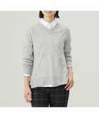 【ジェイ プレス/J.PRESS】の【洗える】CASHMERE BLEND Vネック プルオーバーニット トップグレー系|ID: prp329100004161870 ipo3291000000028736246