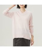 【ジェイ プレス/J.PRESS】の【洗える】CASHMERE BLEND Vネック プルオーバーニット ピンク系|ID: prp329100004161870 ipo3291000000028736249