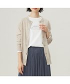 【ジェイ プレス/J.PRESS】の【洗える】CASHMERE BLEND クルーネックカーディガン トップベージュ系|ID: prp329100004161876 ipo3291000000028815130