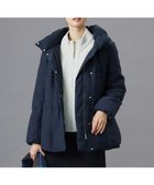 【ジェイ プレス/J.PRESS】の【洗える】ポリエステルハウンドトゥース ショート ダウンコート ネイビー系3|ID:prp329100004161906