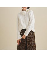 【グレース コンチネンタル/GRACE CONTINENTAL】のオフタートルリブニット 人気、トレンドファッション・服の通販 founy(ファニー) ファッション Fashion レディースファッション WOMEN トップス・カットソー Tops/Tshirt ニット Knit Tops A/W・秋冬 Aw・Autumn/Winter・Fw・Fall-Winter セーター Sweater ハイネック High Neck メタル Metal ワイドリブ Wide Rib 再入荷 Restock/Back In Stock/Re Arrival |ID:prp329100004162692