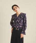 【グレース コンチネンタル/GRACE CONTINENTAL】のカモプリントフリルブラウス 人気、トレンドファッション・服の通販 founy(ファニー) ファッション Fashion レディースファッション WOMEN トップス・カットソー Tops/Tshirt シャツ/ブラウス Shirts/Blouses A/W・秋冬 Aw・Autumn/Winter・Fw・Fall-Winter カモフラージュ Camouflage スリーブ Sleeve フェミニン Feminine フリル Frills プリント Print ミリタリー Military 再入荷 Restock/Back In Stock/Re Arrival thumbnail チャコール|ID: prp329100004162700 ipo3291000000028744172