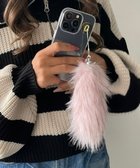 【ウィゴー/WEGO】のミニファーしっぽキーホルダー ピンク|ID: prp329100004165022 ipo3291000000029382336