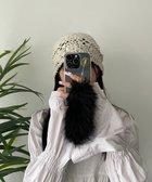 【ウィゴー/WEGO】のミニファーしっぽキーホルダー ブラック|ID: prp329100004165022 ipo3291000000029382340