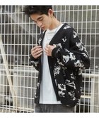 【ウィゴー/WEGO / MEN】のリラックスフィットパターンカーディガン ブラックその他|ID: prp329100004165050 ipo3291000000028776777