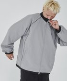 【ウィゴー/WEGO / MEN】のバルーンナイロンブルゾン グレー|ID: prp329100004165055 ipo3291000000028776795