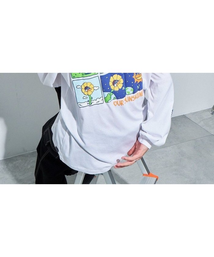 【ウィゴー/WEGO / MEN】のDUCKDUDE SUNFLOWER L/S TEE インテリア・キッズ・メンズ・レディースファッション・服の通販 founy(ファニー) https://founy.com/ ファッション Fashion メンズファッション MEN トップス・カットソー Tops/Tshirt/Men シャツ Shirts インナー Inner 春 Spring 秋 Autumn/Fall カットソー Cut And Sew カーゴパンツ Cargo Pants シルク Silk スマホ Smartphone デニム Denim トレンド Trend 定番 Standard プリント Print 半袖 Short Sleeve ロング Long A/W・秋冬 Aw・Autumn/Winter・Fw・Fall-Winter おすすめ Recommend 夏 Summer |ID: prp329100004165060 ipo3291000000028776815