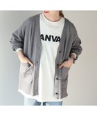 【アメリカンホリック/AMERICAN HOLIC】のバイパチVネックワイドニットカーディガン Gray Mixture|ID: prp329100004165067 ipo3291000000028776932