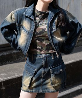 【ウィゴー/WEGO】 ヴィンテージウォッシュバイカージャケット人気、トレンドファッション・服の通販 founy(ファニー) ファッション Fashion レディースファッション WOMEN アウター Coat Outerwear ジャケット Jackets デニムジャケット Denim Jackets 秋 Autumn/Fall ジャケット Jacket スマホ Smartphone セットアップ Set Up デニム Denim トレンド Trend A/W・秋冬 Aw・Autumn/Winter・Fw・Fall-Winter NEW・新作・新着・新入荷 New Arrivals おすすめ Recommend |ID:prp329100004165070