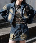 【ウィゴー/WEGO】のヴィンテージウォッシュバイカージャケット 人気、トレンドファッション・服の通販 founy(ファニー) ファッション Fashion レディースファッション WOMEN アウター Coat Outerwear ジャケット Jackets デニムジャケット Denim Jackets 秋 Autumn/Fall ジャケット Jacket スマホ Smartphone セットアップ Set Up デニム Denim トレンド Trend A/W・秋冬 Aw・Autumn/Winter・Fw・Fall-Winter NEW・新作・新着・新入荷 New Arrivals おすすめ Recommend thumbnail デニム濃加工色|ID: prp329100004165070 ipo3291000000028776942