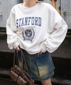 【ウィゴー/WEGO】のカレッジプリントスウェット 人気、トレンドファッション・服の通販 founy(ファニー) ファッション Fashion レディースファッション WOMEN トップス・カットソー Tops/Tshirt パーカ Sweats スウェット Sweat NEW・新作・新着・新入荷 New Arrivals A/W・秋冬 Aw・Autumn/Winter・Fw・Fall-Winter スウェット Sweat スマホ Smartphone デニム Denim プリント Print ボトム Bottom 秋 Autumn/Fall 長袖 Long Sleeve thumbnail ホワイトアイボリー|ID: prp329100004165074 ipo3291000000028776957