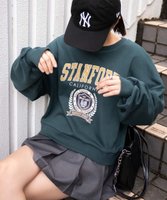 【ウィゴー/WEGO】のカレッジプリントスウェット 人気、トレンドファッション・服の通販 founy(ファニー) ファッション Fashion レディースファッション WOMEN トップス・カットソー Tops/Tshirt パーカ Sweats スウェット Sweat A/W・秋冬 Aw・Autumn/Winter・Fw・Fall-Winter スウェット Sweat スマホ Smartphone デニム Denim プリント Print ボトム Bottom 再入荷 Restock/Back In Stock/Re Arrival 秋 Autumn/Fall 長袖 Long Sleeve |ID:prp329100004165074