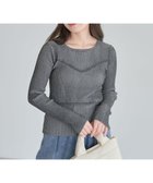 【グリーンパークス/Green Parks】の・ANDSEARCH リブフェイクレイヤードニット 人気、トレンドファッション・服の通販 founy(ファニー) ファッション Fashion レディースファッション WOMEN トップス・カットソー Tops/Tshirt ニット Knit Tops A/W・秋冬 Aw・Autumn/Winter・Fw・Fall-Winter おすすめ Recommend セーター Sweater タイトスカート Tight Skirt ビスチェ Bustier フィット Fit ポケット Pocket ランダム Random ワイド Wide thumbnail Charcoal Gray|ID: prp329100004165106 ipo3291000000029143851