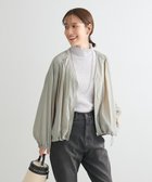 【グリーンパークス/Green Parks】のVネックドロストライトブルゾン 人気、トレンドファッション・服の通販 founy(ファニー) ファッション Fashion レディースファッション WOMEN アウター Coat Outerwear ジャケット Jackets ブルゾン Blouson/Jackets NEW・新作・新着・新入荷 New Arrivals A/W・秋冬 Aw・Autumn/Winter・Fw・Fall-Winter ギャザー Gather ショルダー Shoulder ジャケット Jacket トレンド Trend フォルム Form ブルゾン Blouson ヘムライン Hemline ポケット Pocket thumbnail Khaki|ID: prp329100004165134 ipo3291000000028777321